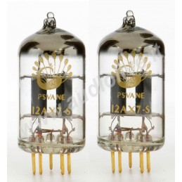 Psvane 12AX7-S Art-Series, gold-pin, matched PAIR (2 tubes)